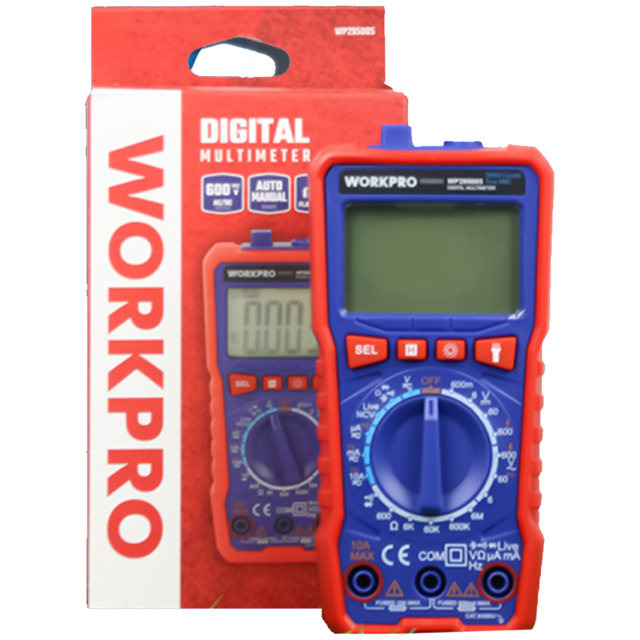 Workpro WP295005WE Digital Multimeter Tester | Workpro by KHM Megatools Corp. Main image