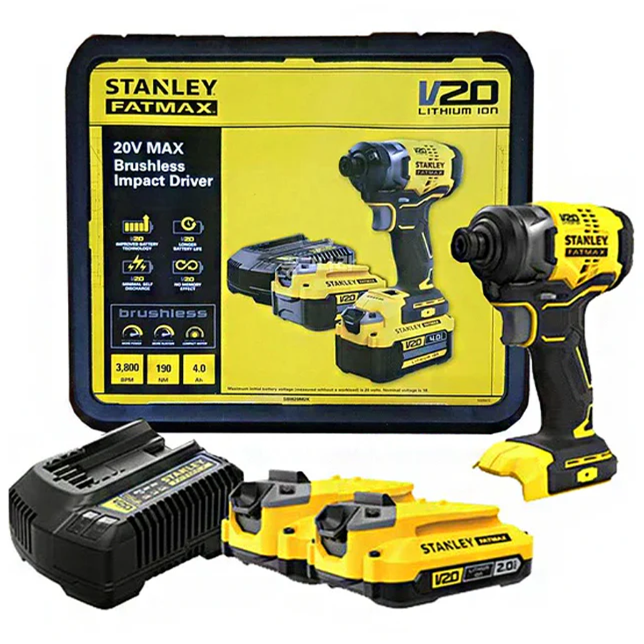 Stanley SBI820M2K Cordless Impact Driver 20V