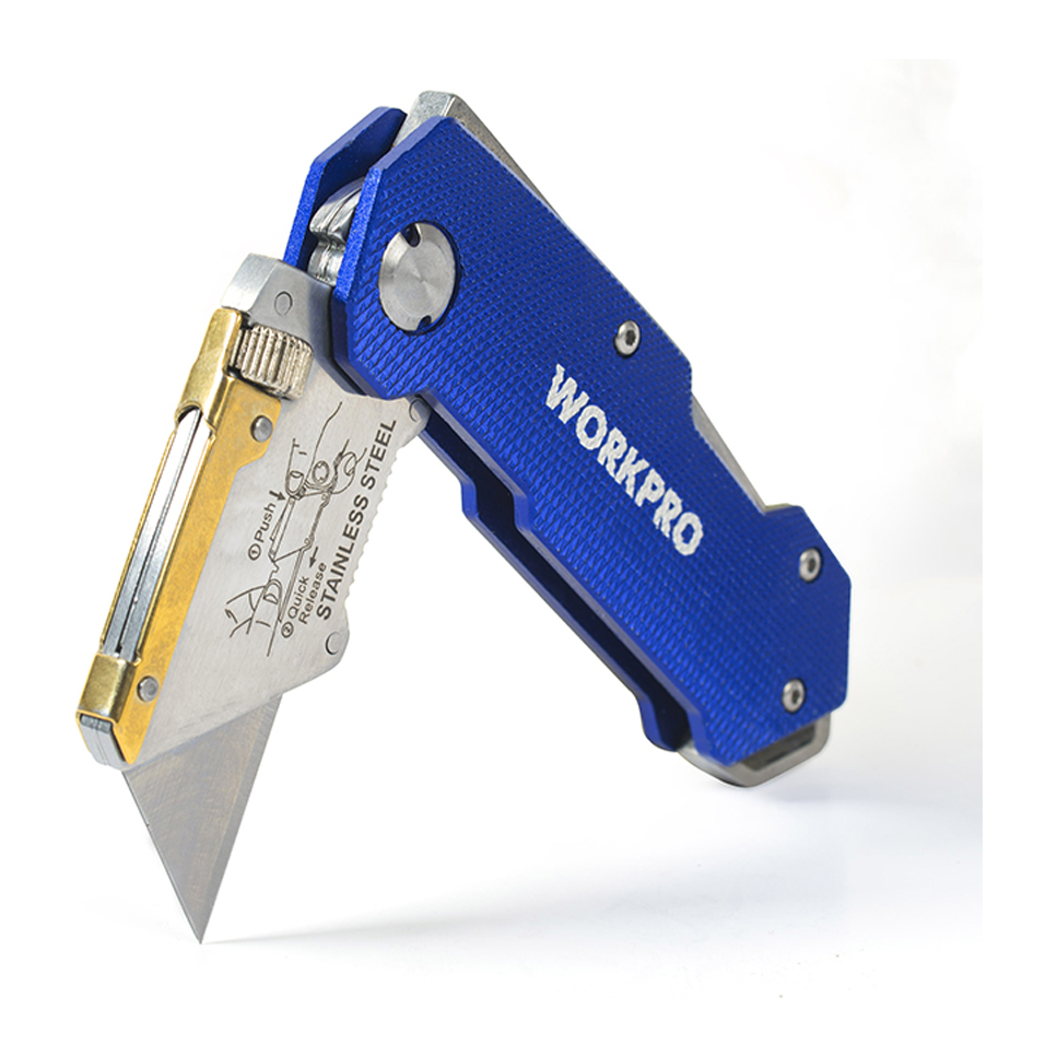 Workpro W011005WE Folding Utility Knife Quick-Change | Workpro by KHM Megatools Corp. Main image