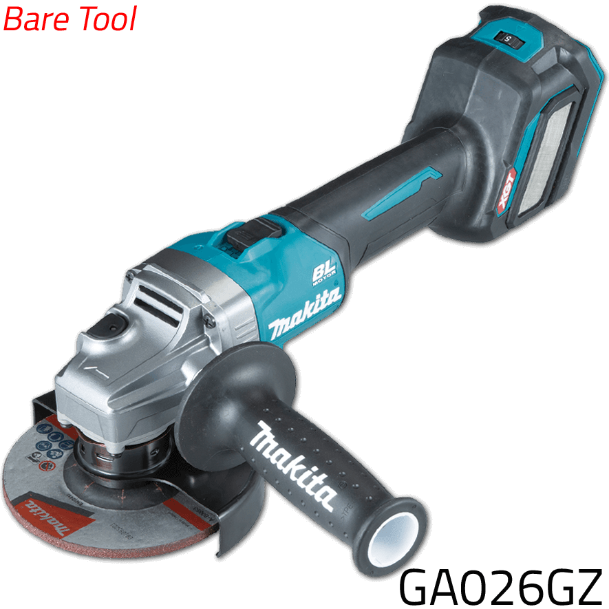 Makita GA026GZ 40V Cordless Angle Grinder (Slide Switch) XGT [Bare Tool] | Makita by KHM Megatools Corp. Main image