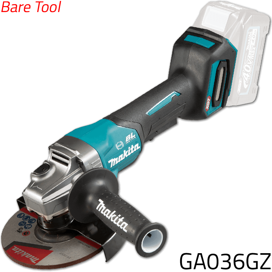 Makita GA036GZ 40V Cordless Angle Grinder (Paddle Switch) XGT [Bare Tool] | Makita by KHM Megatools Corp. Main image