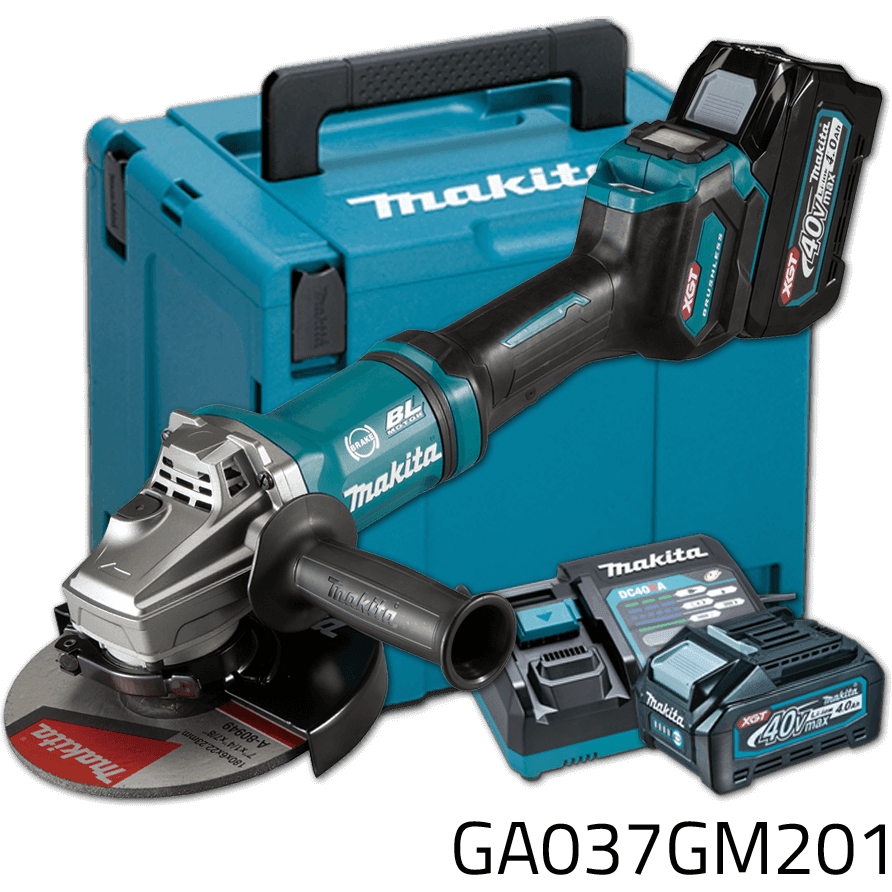 Makita GA037GM201 40V Cordless Angle Grinder XGT | Makita by KHM Megatools Corp. Main image