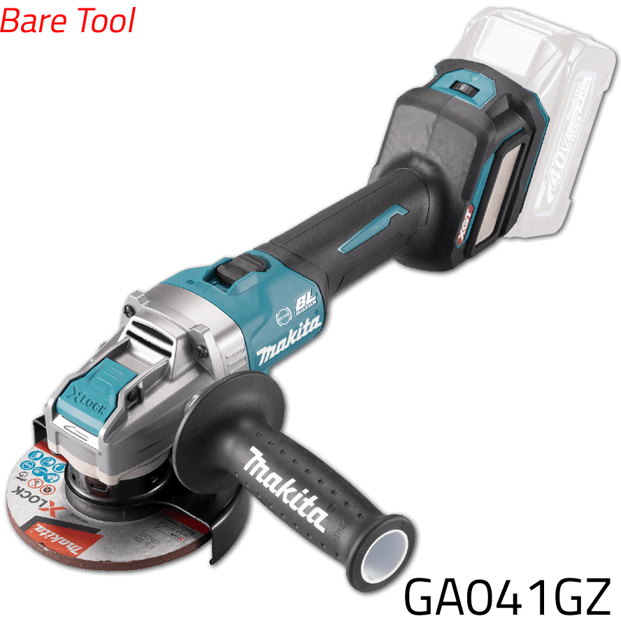 Makita GA041GZ Cordless Angle Grinder 5" X-Lock 40V XGT (Bare) - KHM Megatools Corp. Main image
