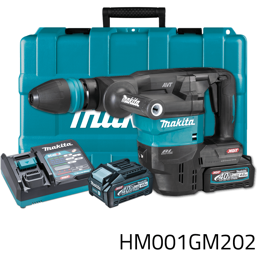 Makita HM001GM202 40V Cordless Demolition Hammer SDS-Max (XGT-Series) | Makita by KHM Megatools Corp. Main image