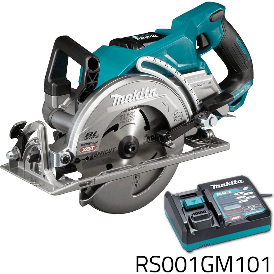 Makita RS001GM101 40V Cordless Circular Saw (Rear Handle) XGT | Makita by KHM Megatools Corp. Main image