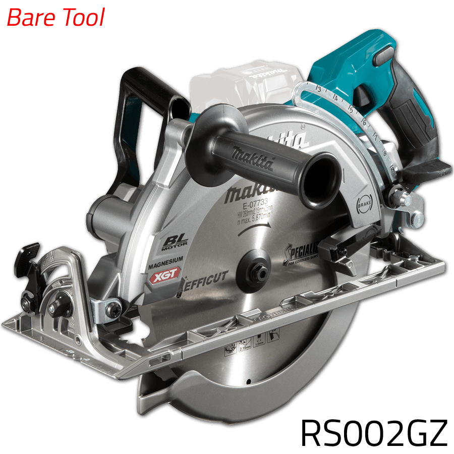 Makita RS002GZ 40V Cordless Circular Saw (Rear Handle) XGT [Bare] | Makita by KHM Megatools Corp. Main image