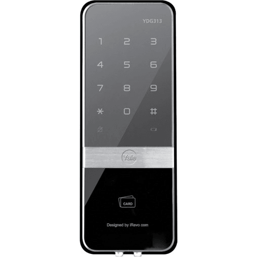 Yale YDG 313 Digital Rim Lock Type Door Lock  for Glass Door | Yale by KHM Megatools Corp.