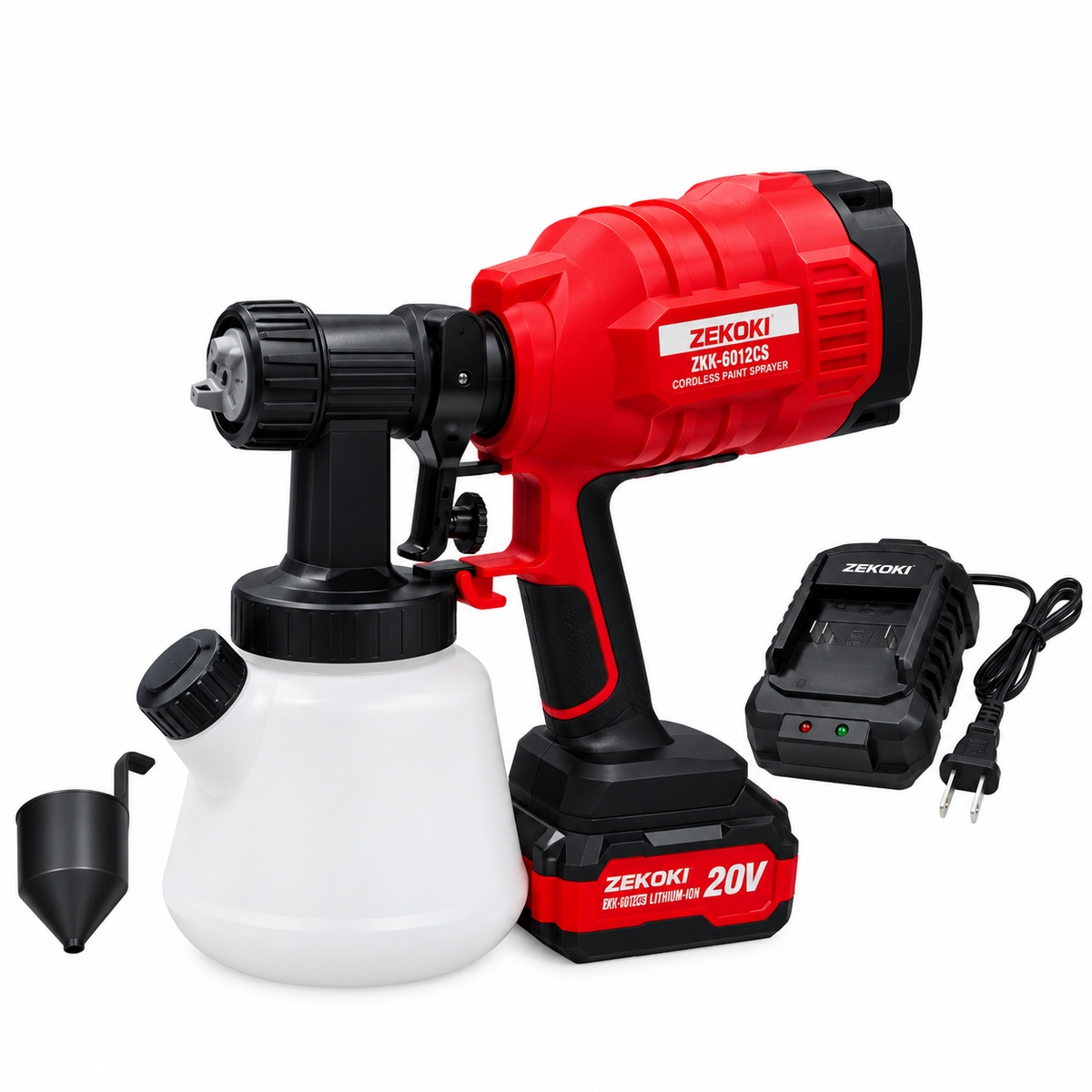 Zekoki ZKK-6012CS Cordless Paint Sprayer 20V [Kit]