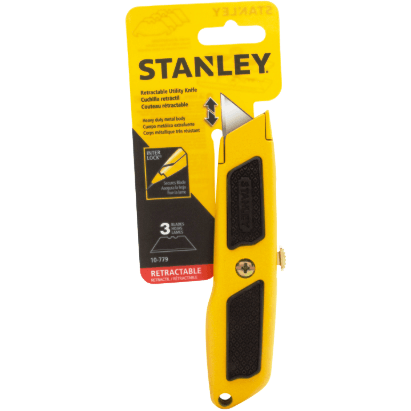 Stanley 10-779 DynaGrip Retractable Utility Cutter Knife 5-5/8" | Stanley by KHM Megatools Corp. Main image