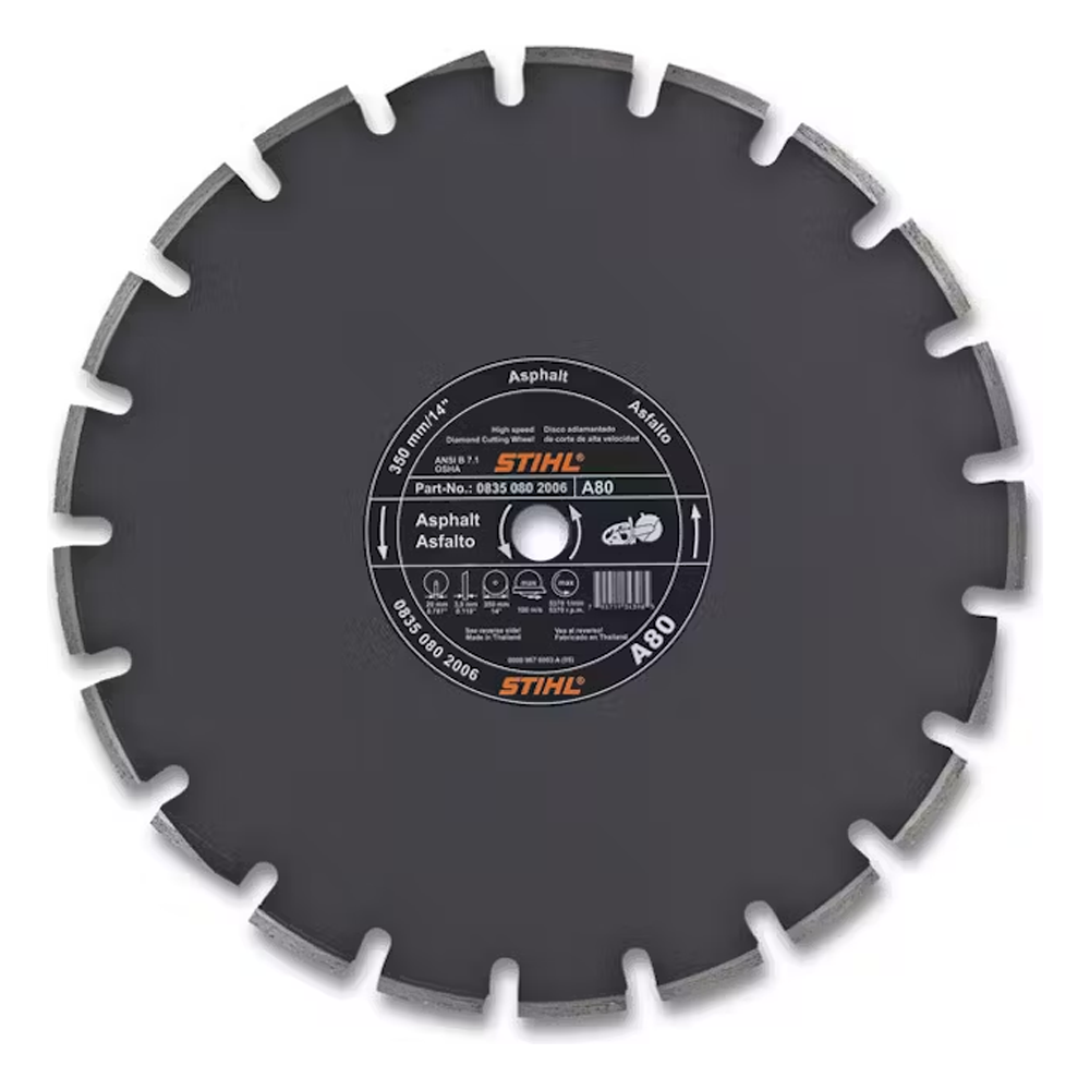 Stihl Diamond Cut Off Wheel / Cutting Disc for Asphalt