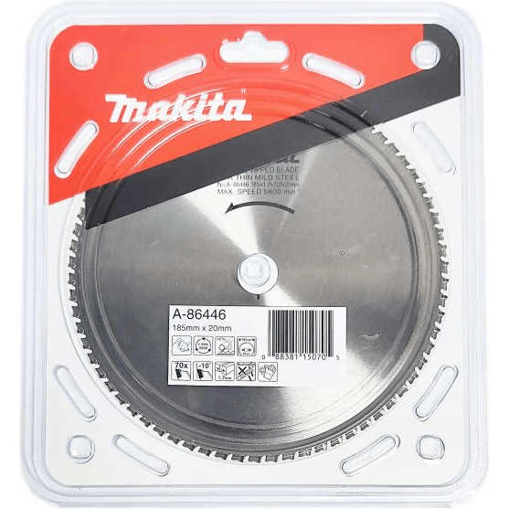 Makita A-86446 Circular Saw Blade 7-1/4" x 70T for Corrugated Steel Plate / 4131 - KHM Megatools Corp. Main image