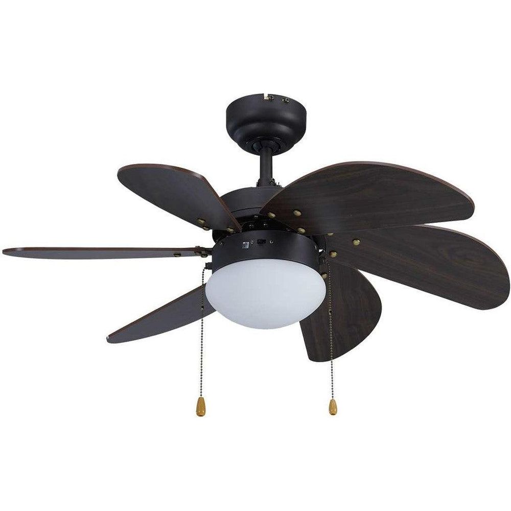 Greenfield Swirl 30" Ceiling Fan with 6 Blades / Light - KHM Megatools Corp.