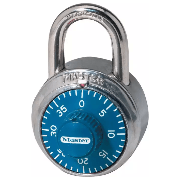 MasterLock 1506D Combination Padlock (Blue) | Masterlock by KHM Megatools Corp. Main image