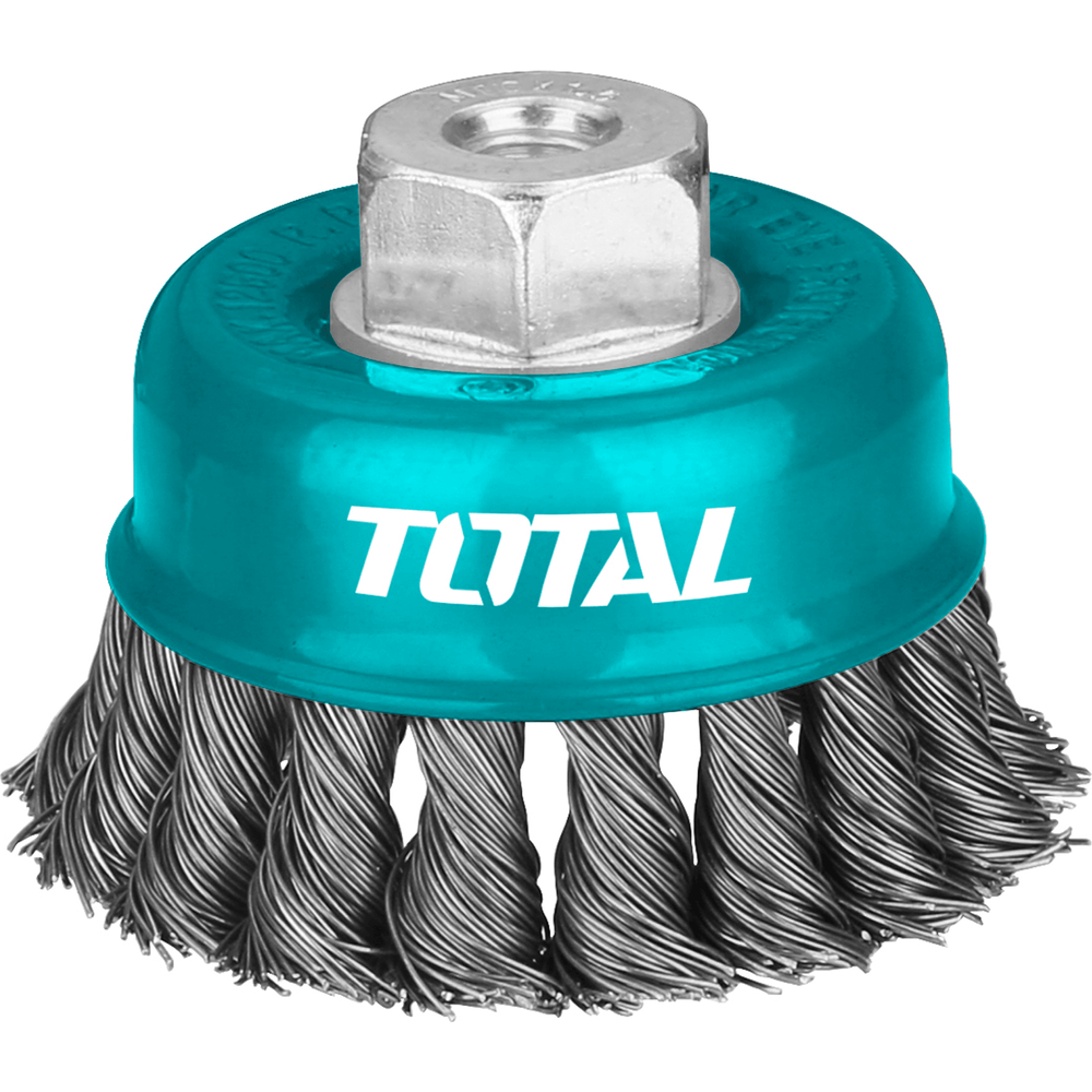 Total TAC32031.2 Wire Cup Brush Twisted Type (75mm) | Total by KHM Megatools Corp. Main image