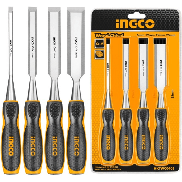 Ingco HKTWC0401 4pcs Wood Chisel Set - KHM Megatools Corp. Main image