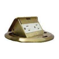 Omni WFM-001 Floor Mounted Outlet Round 16A 250V - Duplex Outlet Secondary image