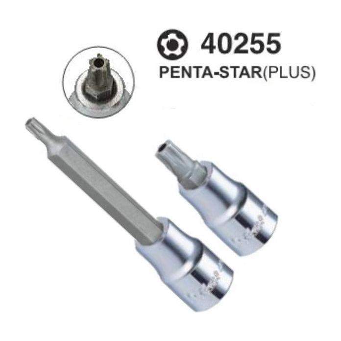 Hans 40255 -TS 1/2" Drive Penta Star Bit Socket Wrench [Loose] - KHM Megatools Corp. Main image