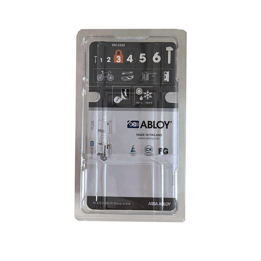 Abloy PL330/50 High Security Padlock (Long Shackle) Secondary image