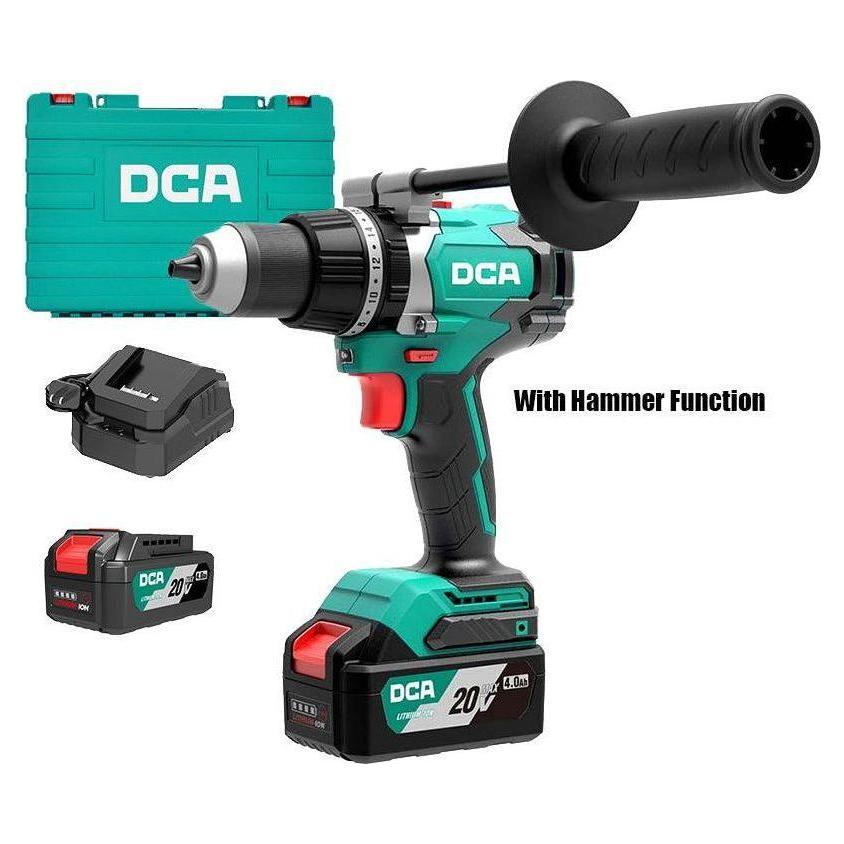 DCA ADJZ03-13 EM 20V Cordless Brushless Hammer Drill / Driver 13mm - KHM Megatools Corp. Main image