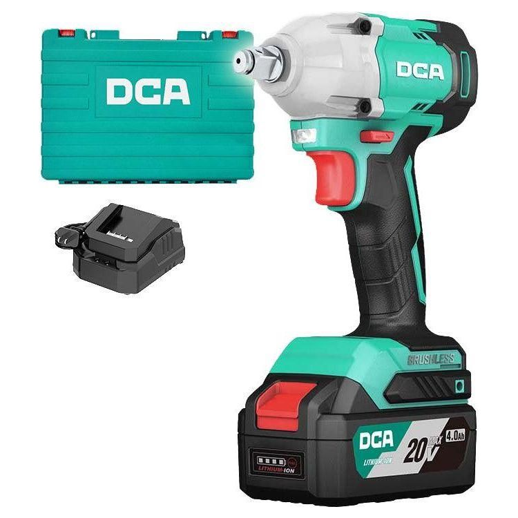 DCA ADPB298 DM 20V Cordless Brushless Impact Wrench 1/2" Drive 298Nm - KHM Megatools Corp.