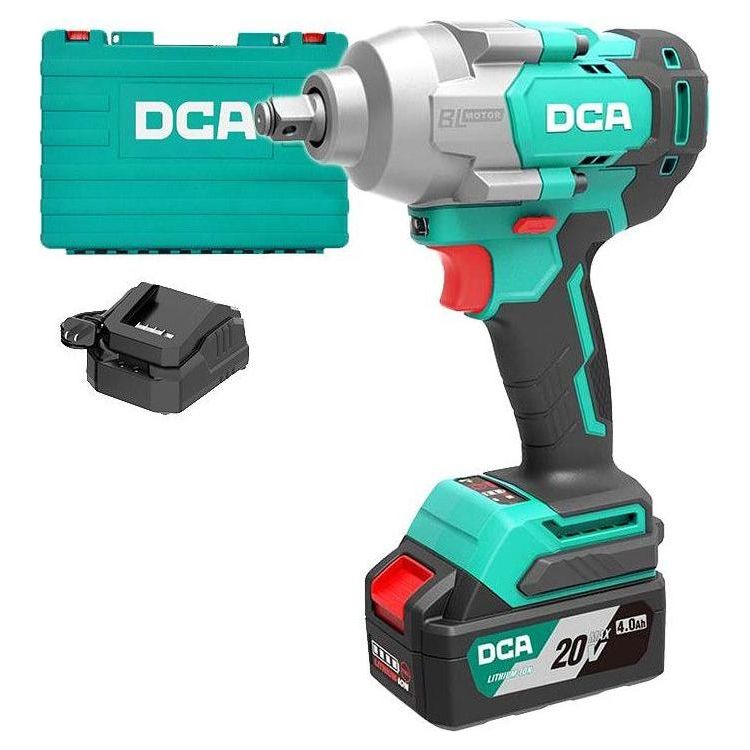 DCA ADPB488 DM 20V Cordless Brushless Impact Wrench 1/2" Drive 488Nm - KHM Megatools Corp.