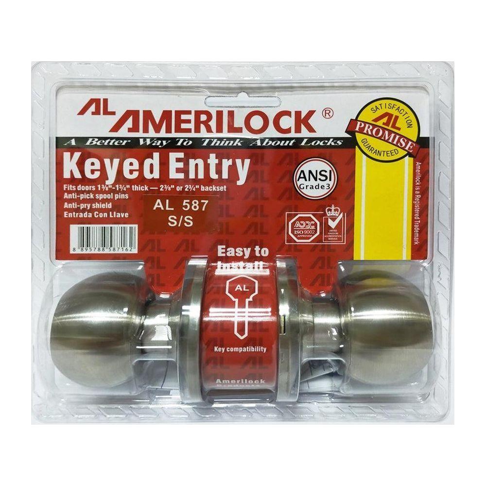 Amerilock AL 587 Keyed Entry Door Knob (Carolina Series) | Amerilock by KHM Megatools Corp. Main image