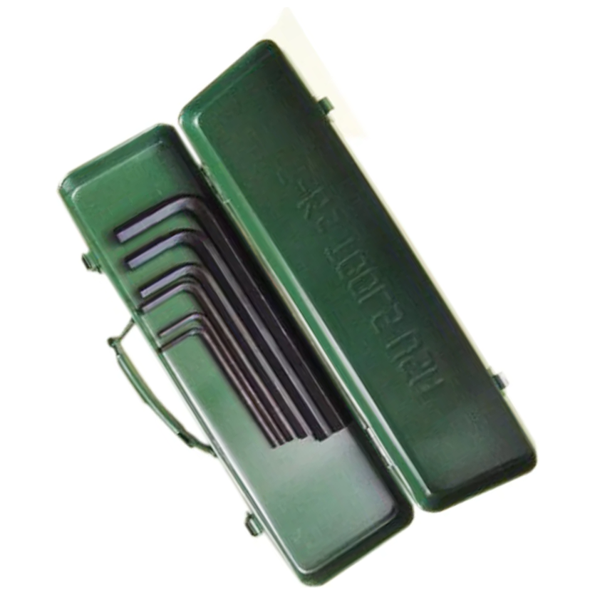 S-Ks Extra Long Arm Hex Allen Wrench Set with Metal Case (Black Finish) | SKS by KHM Megatools Corp. Main image