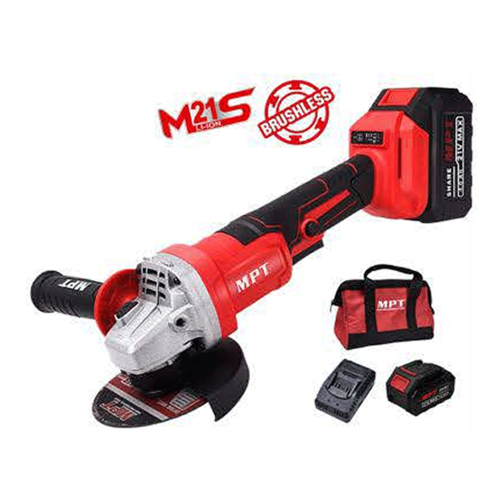 MPT MPAG2103.B1 Brushless Cordless Angle Grinder | MPT by KHM Megatools Corp. Main image