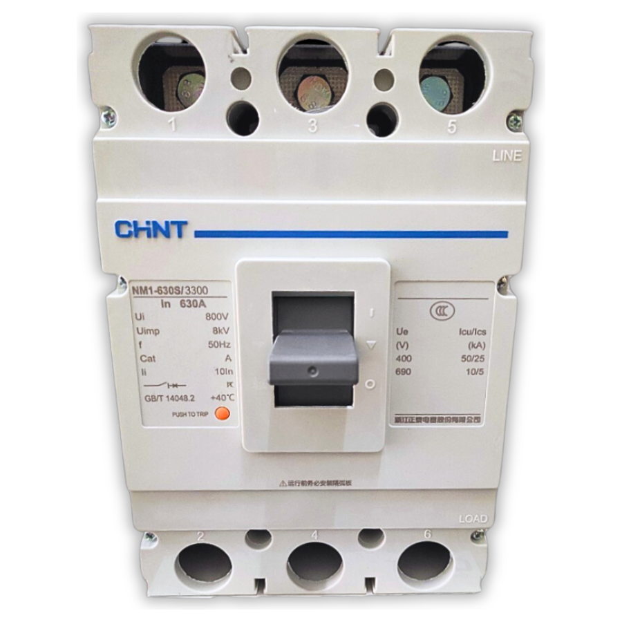 Chint NM1-630S/3300 Moulded Case Circuit Breaker (Type S-3 Pole MCCB) | Chint by KHM Megatools Corp. Main image
