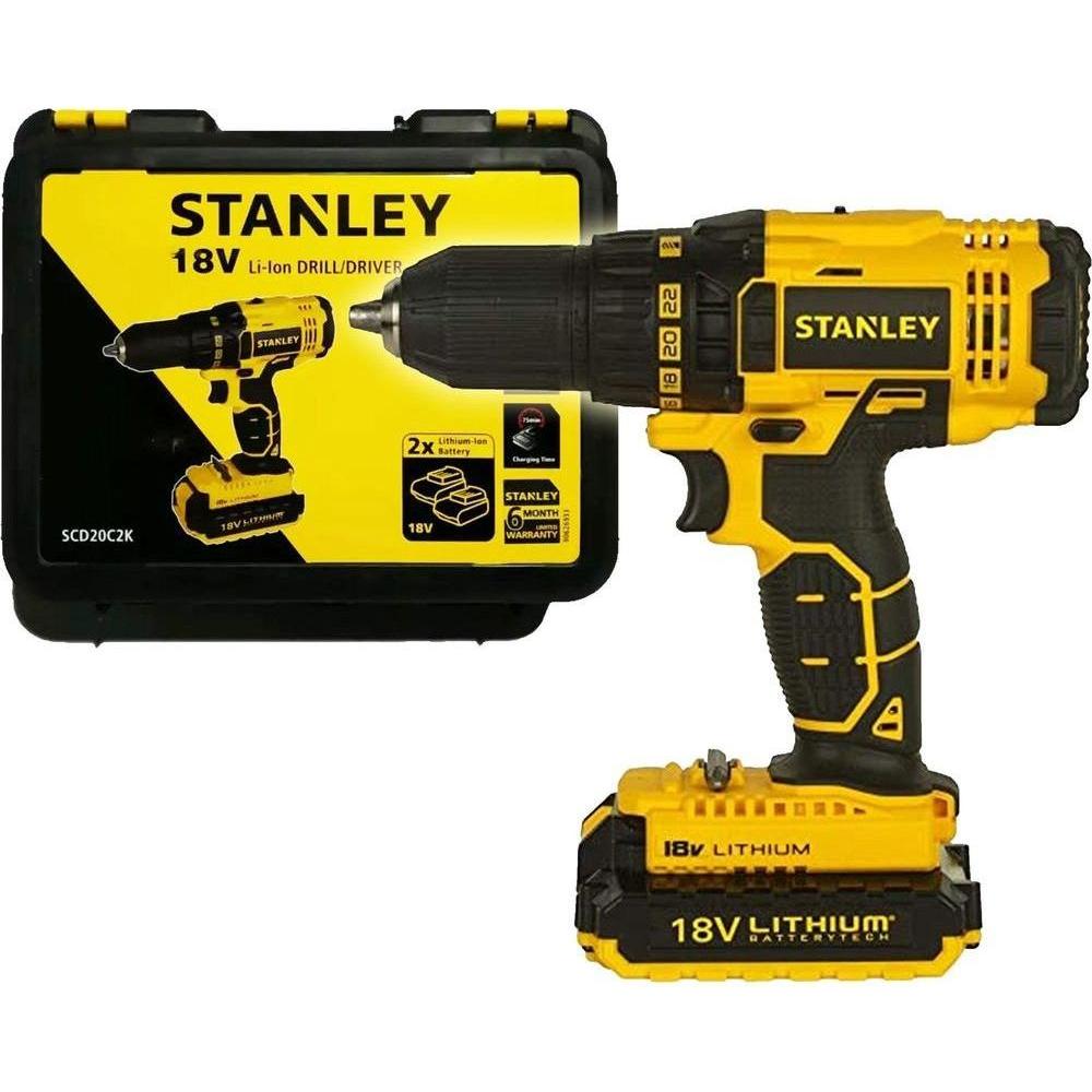 Stanley SCD20C2K 18V-20V Max Cordless Drill / Driver 13mm - KHM Megatools Corp. Main image
