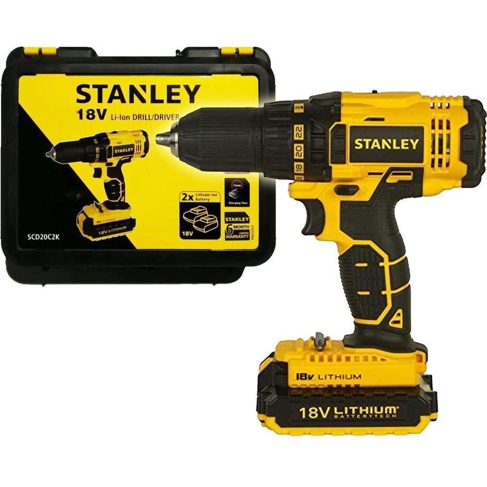 Stanley SCD20C2K 18V-20V Max Cordless Drill / Driver 13mm - KHM Megatools Corp.