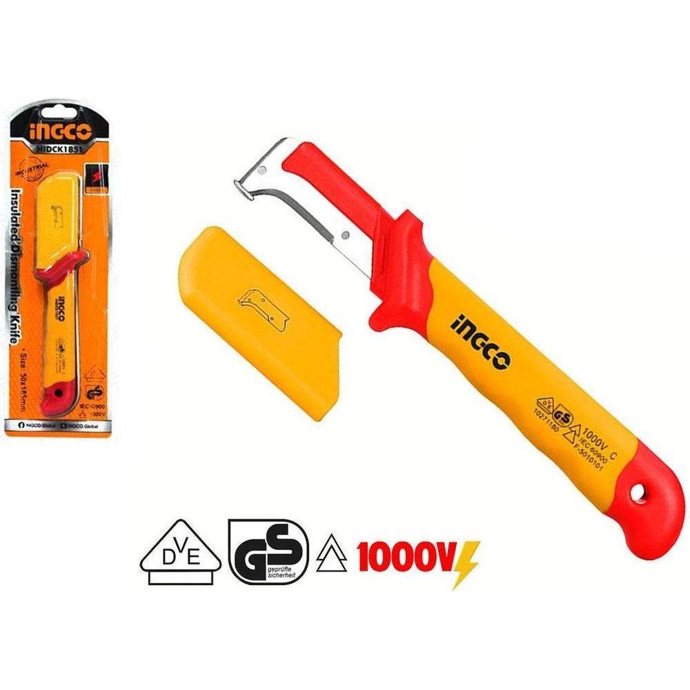 Ingco HIDCK185 Insulated Dismantling Cutter Knife 1000V - KHM Megatools Corp. Main image