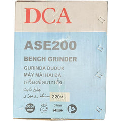 DCA ASE200 Bench Grinder 8" 370W - KHM Megatools Corp.