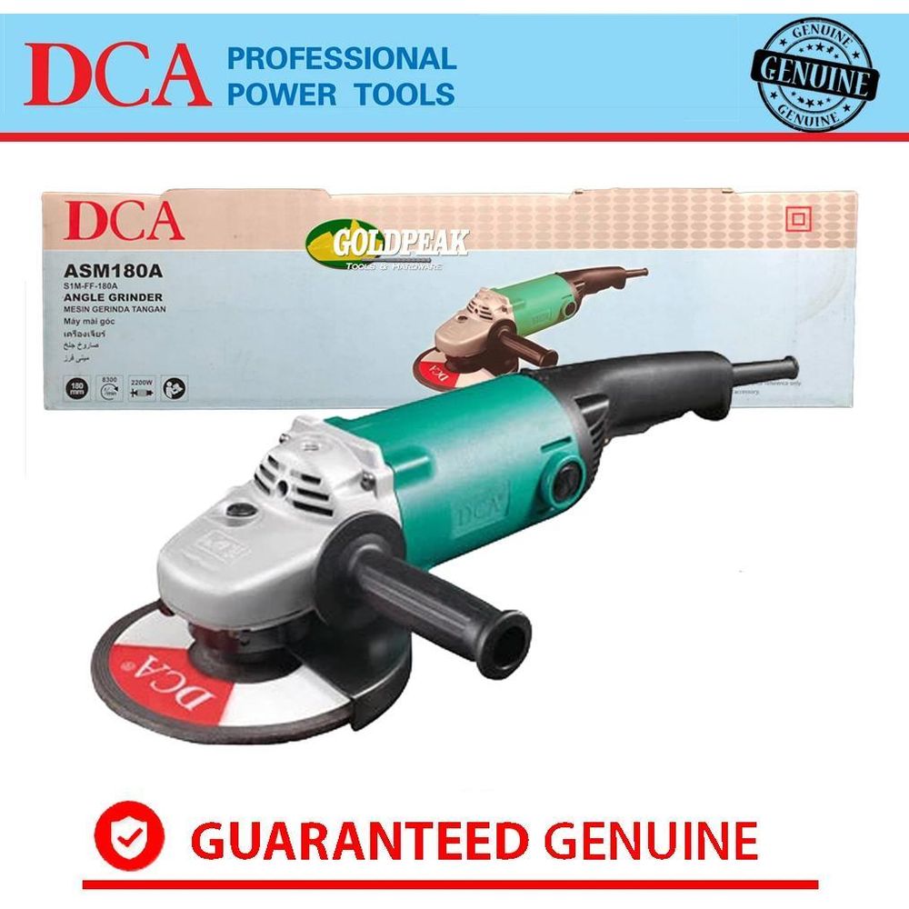 DCA ASM180A Angle Grinder 7" - Goldpeak Tools PH DCA