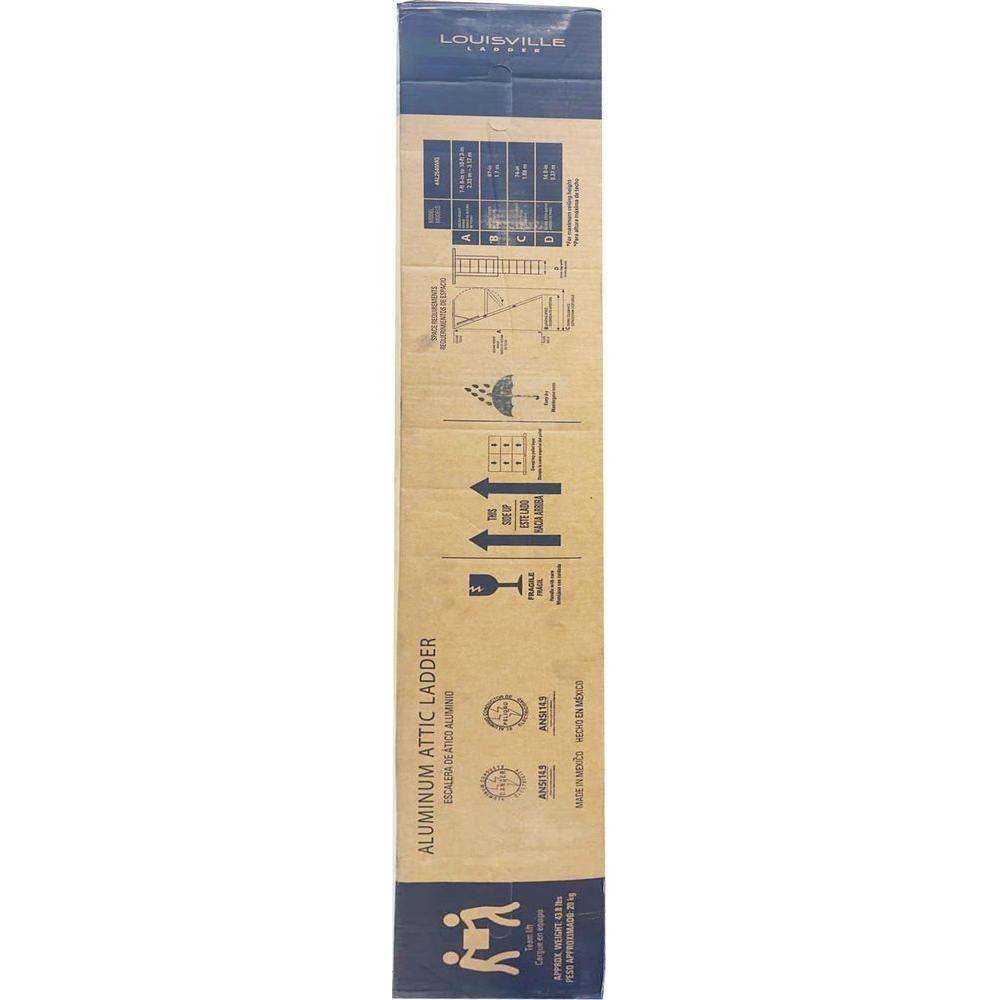Louisville AL2540MG Aluminum Attic Ladder "Elite" 375Lbs. 25" (AA2540MG ) Secondary image