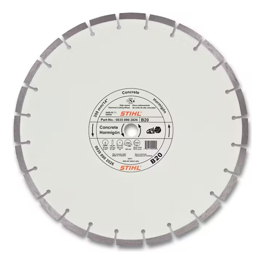 Stihl Diamond Cut Off Wheel / Cutting Disc for Concrete | Stihl by KHM Megatools Corp.