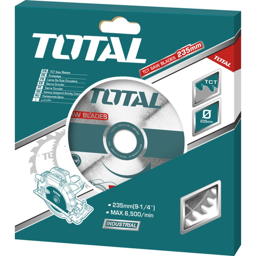 Total TAC231623 Circular Saw Blade 9-1/4"" for Wood | Total by KHM Megatools Corp. Main image