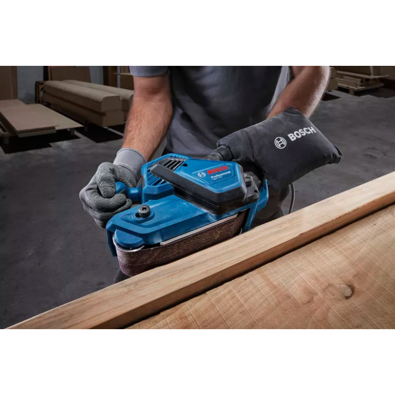 Bosch GBS 750 Belt Sander 850W (75x 533mm) Secondary image