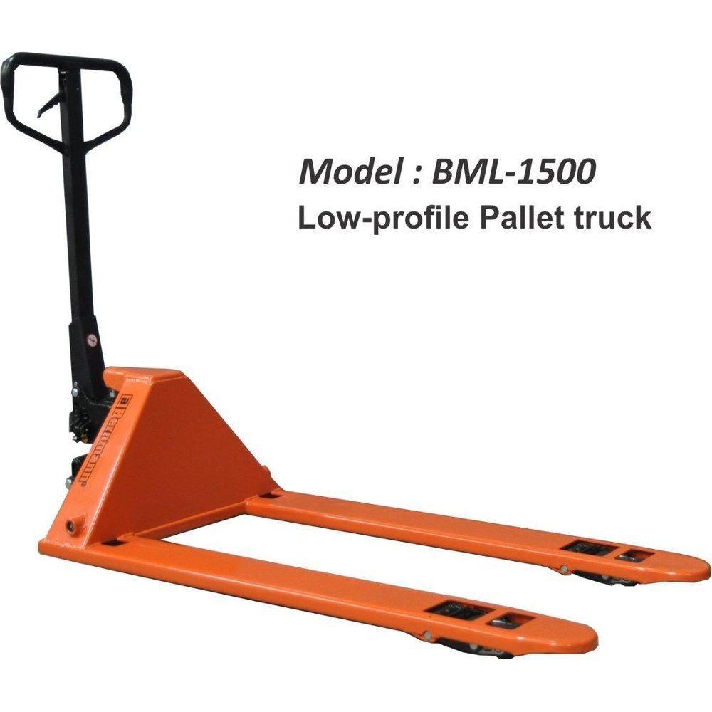 Bernmann BML-1500 Low-Profile Pallet Truck - Goldpeak Tools PH Bernmann Main image