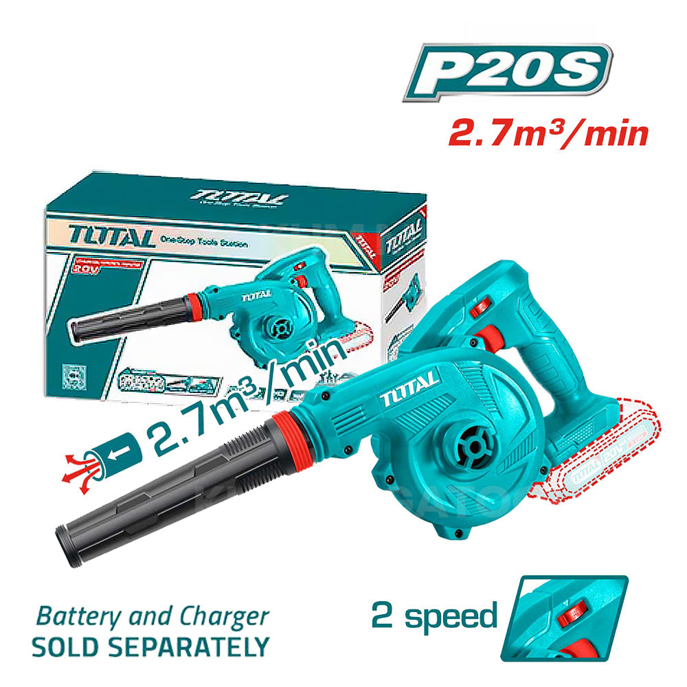 Total TABLI20018 Cordless Blower 20V - ToolsSavvy.ph Main image