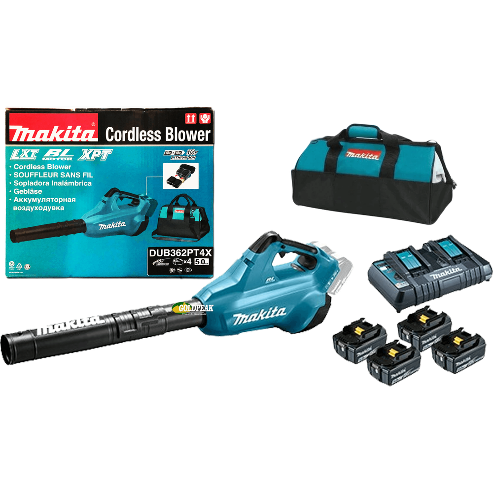 Makita DUB362PT4X 36V Cordless Brushless Leaf Blower (LXT-Series) - Goldpeak Tools PH Makita Main image
