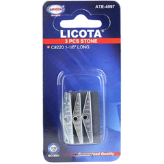 Licota Replacement Stone Set 3Pcs for Adjustable Brake Cylinder Honing | Licota by KHM Megatools Corp.