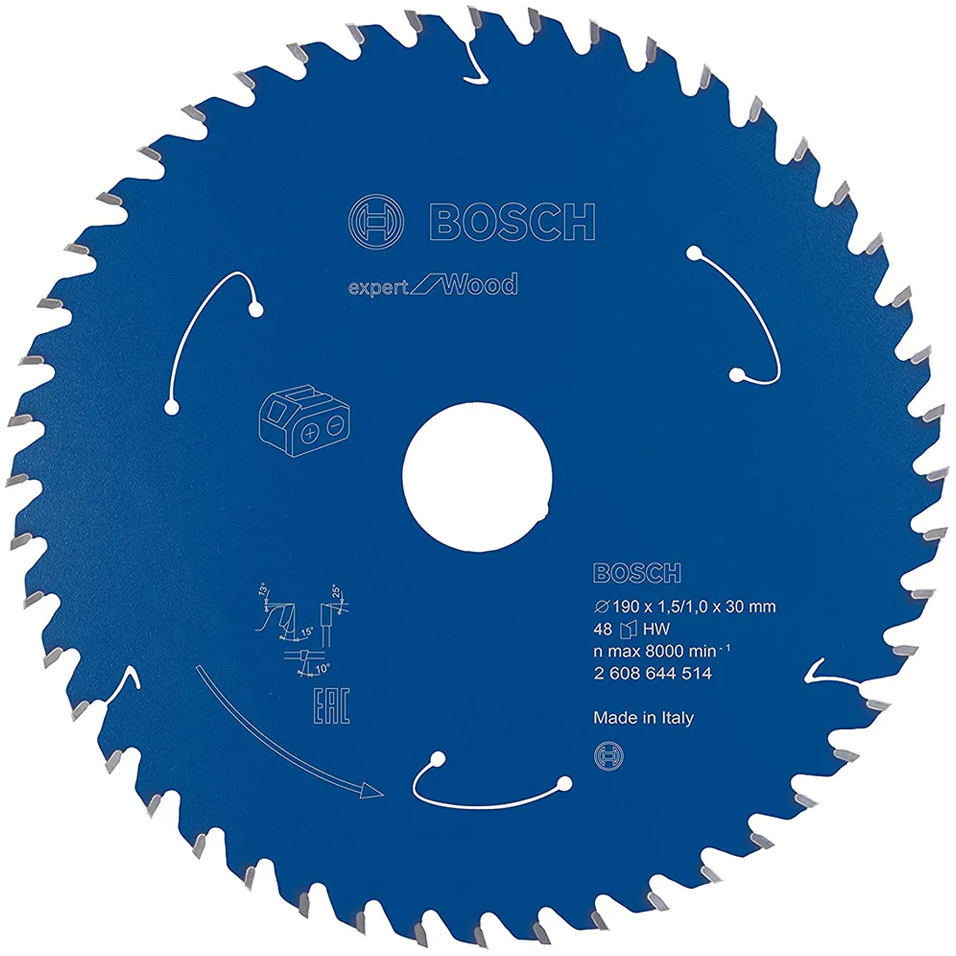 Bosch Circular Saw Blade Expert for Aluminum 6-1/4"x54T (2608644539) | Bosch by KHM Megatools Corp. Main image