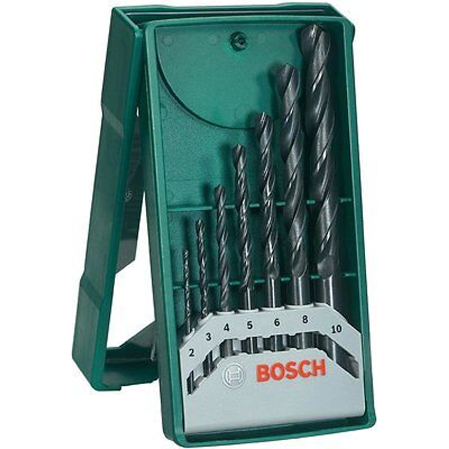 Bosch Metal Drill Bit Set 7Pcs (2/3/4/5/6/8/10mm) (2607019673) | Bosch by KHM Megatools Corp. Main image