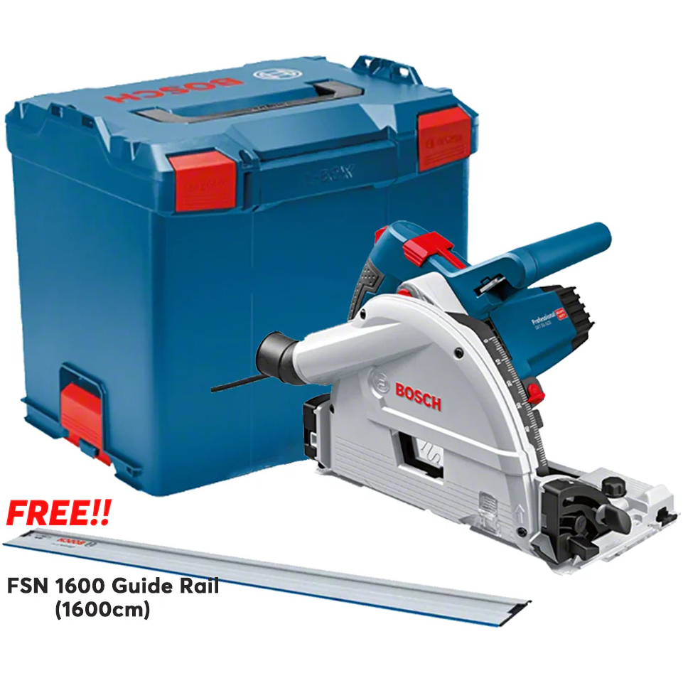 Bosch GKT 55 GCE Professional Plunge cut Saw / Track saw with FREE FSN 1600 Guide rail | Bosch by KHM Megatools Corp. Main image