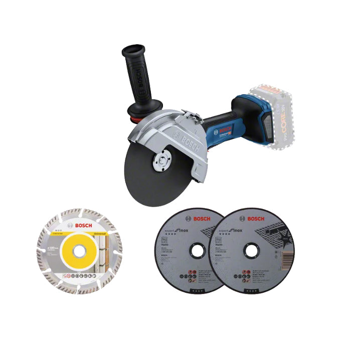 Bosch GWS 18V-180P Cordless Angle Grinder 7" Secondary image