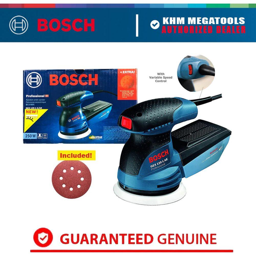 Bosch GEX 125 Random Orbit Sander 5" 250W | Bosch by KHM Megatools Corp.