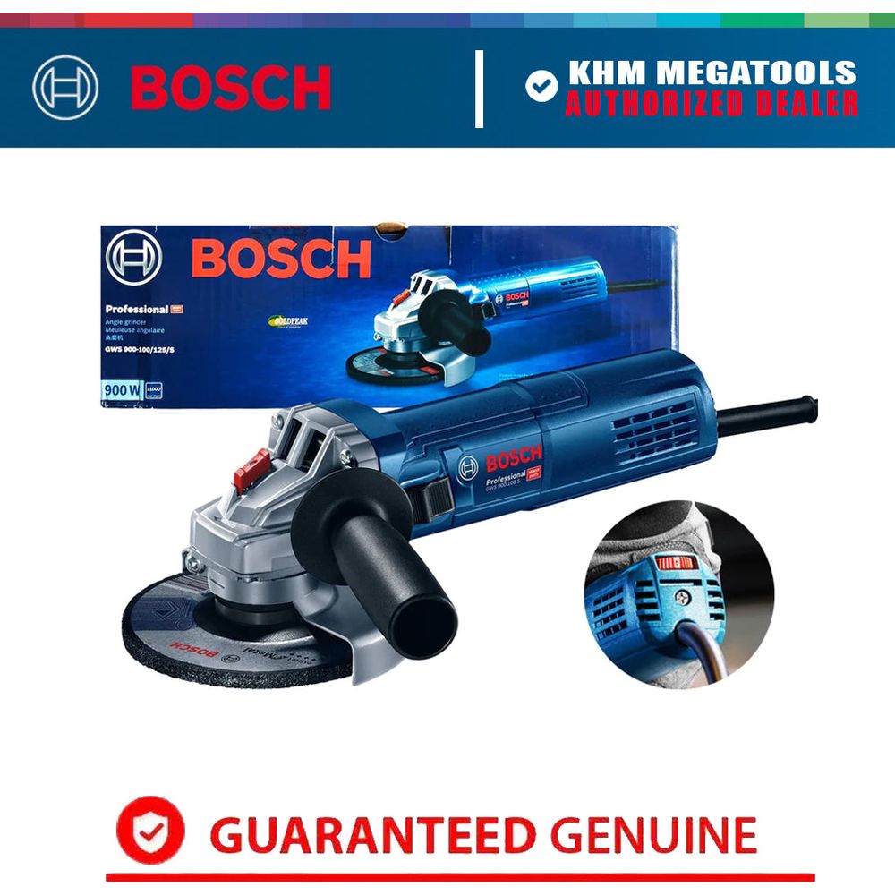 Bosch GWS 900-100 Angle Grinder 4" (100mm) 900W | Bosch by KHM Megatools Corp.