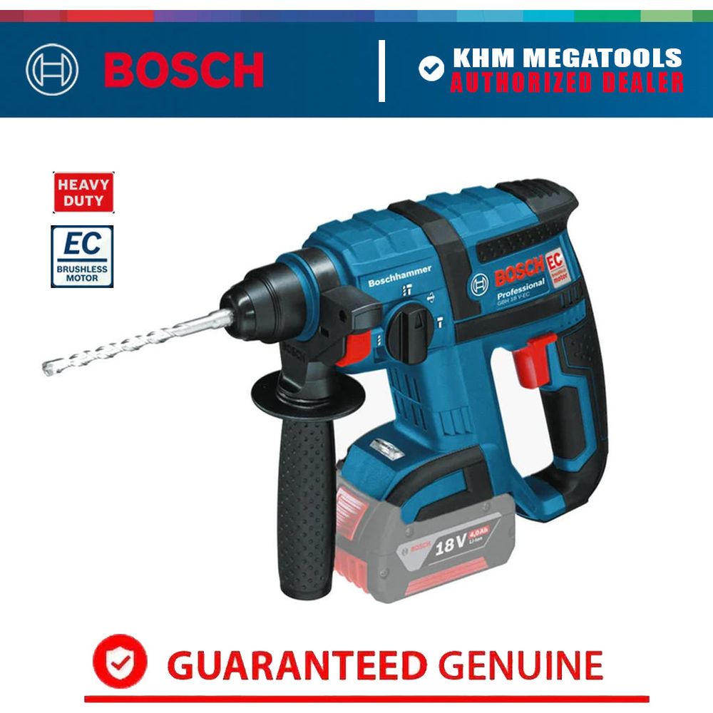 Bosch GBH 18 V EC Cordless Rotary Hammer 18V (Bare Tool) | Bosch by KHM Megatools Corp.