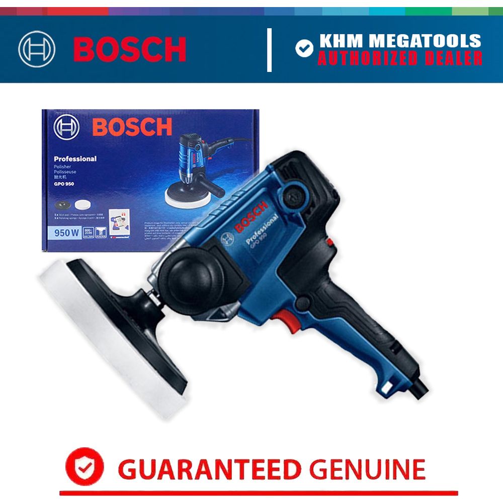 Bosch GPO 950 Vertical Type Polisher 7" (180mm) 950W | Bosch by KHM Megatools Corp.